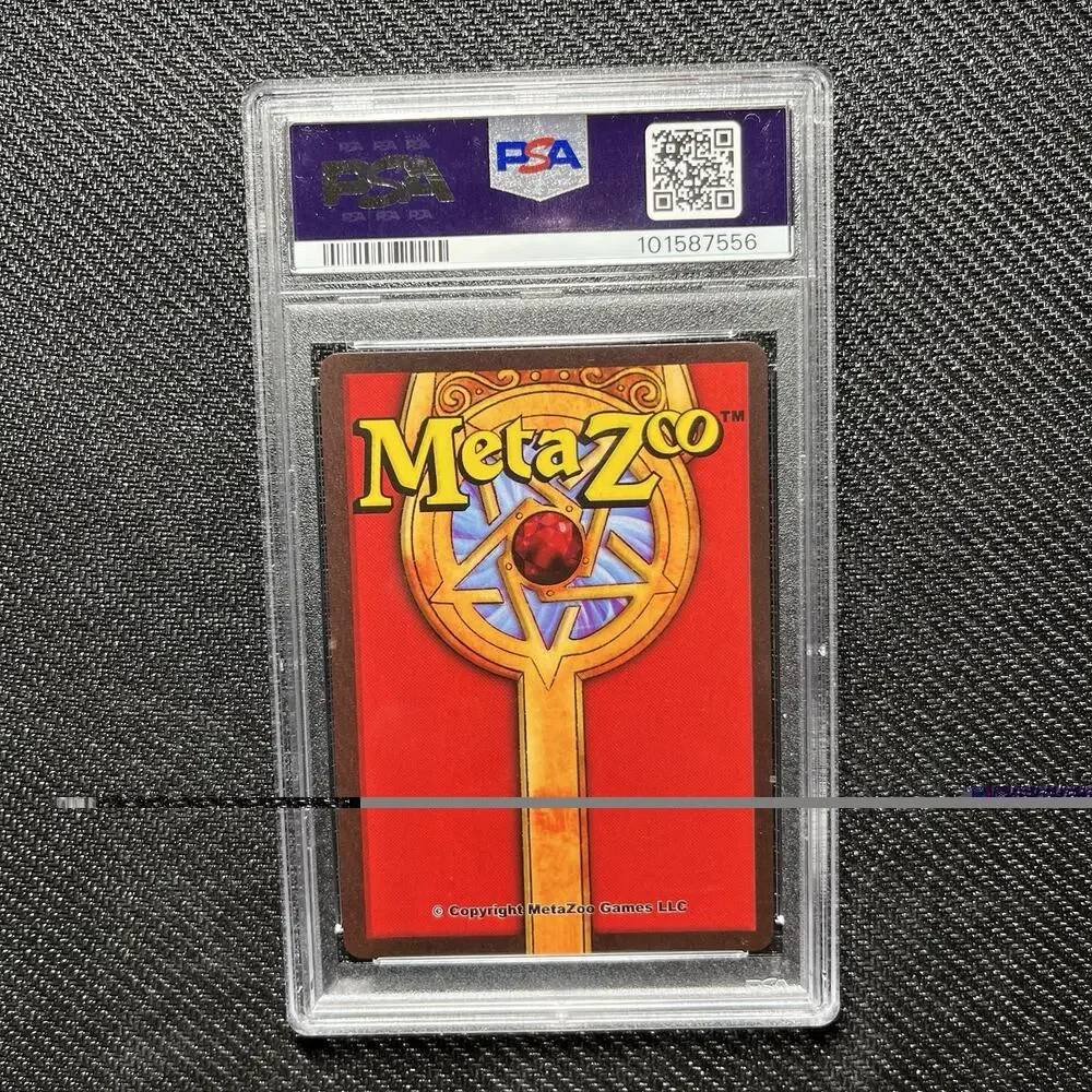 MetaZoo Chains Of Old Scratch PlayTester PSA 8 NM-MT Seance Full Holo 27/165